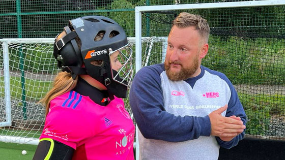 An image of a discussion during a 1-2-1 session