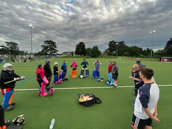 A gaggle of goalie with the clouds playing the part of the strikers